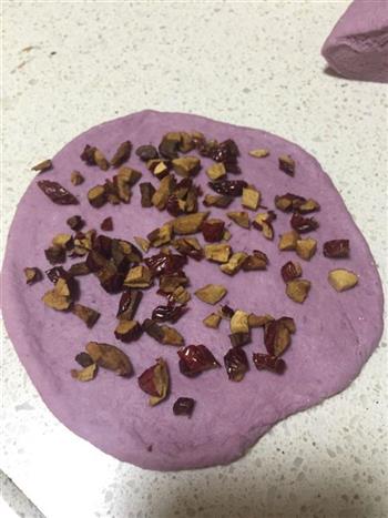 紫薯红枣发糕的做法步骤3