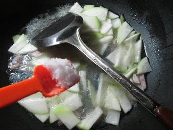 咸肉蒲瓜煮粉丝的做法步骤5