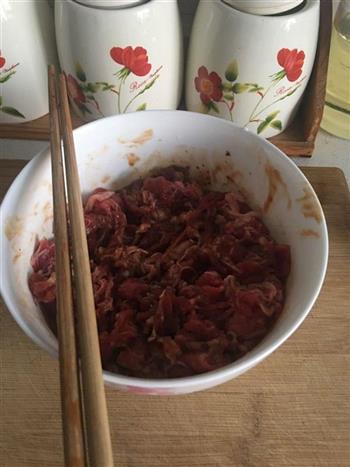 韩式泡菜炒牛肉的做法图解1