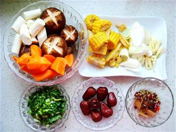 坤博砂锅炖香菇排骨汤的做法图解1