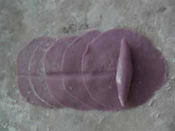 紫薯玫瑰馒头的做法步骤5