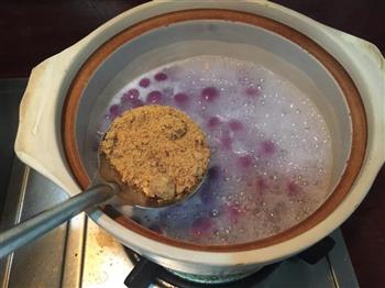 红糖紫薯汤圆糯米粥的做法图解10
