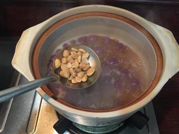 红糖紫薯汤圆糯米粥的做法步骤11