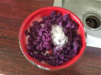红糖紫薯汤圆糯米粥的做法图解3
