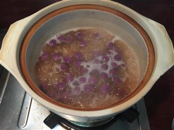 红糖紫薯汤圆糯米粥的做法图解9