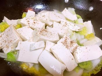白菜炖豆腐的做法步骤4