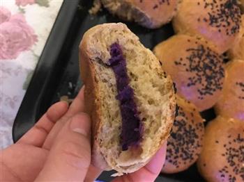 全麦紫薯面包的做法步骤17