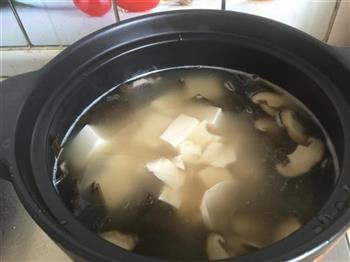 豆腐味增汤的做法步骤8
