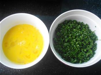 燕麦韭菜鸡蛋饼的做法步骤3