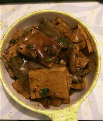平菇素烧千叶豆腐的做法步骤11