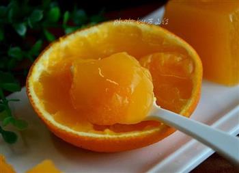 纯橙汁果冻的做法步骤10