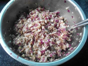 白菜紫甘蓝猪肉饺子的做法步骤5