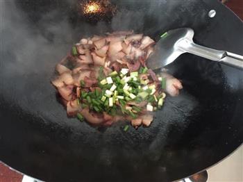 菜豆炒熏肉的做法步骤9