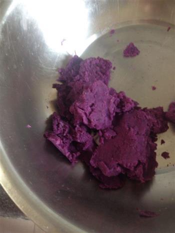 桂花山药紫薯泥的做法步骤2
