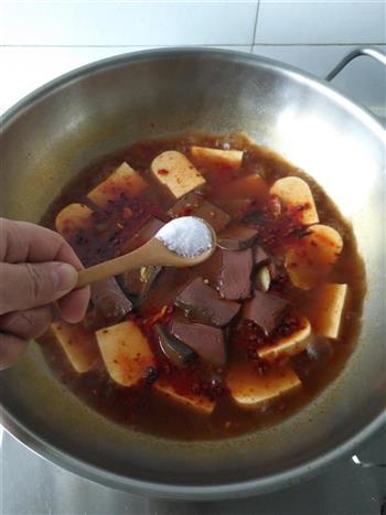 水煮鸭血豆腐的做法步骤10
