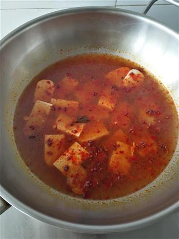 水煮鸭血豆腐的做法步骤8