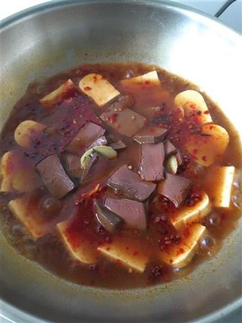 水煮鸭血豆腐的做法步骤9