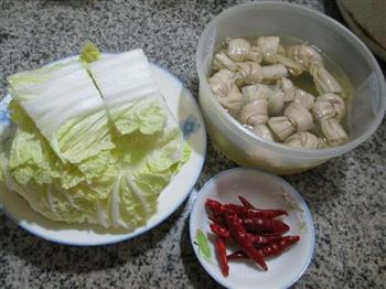 豆结烧白菜的做法步骤1