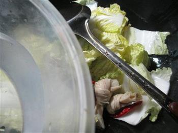 豆结烧白菜的做法步骤5