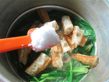 油条菠菜排骨汤的做法步骤9