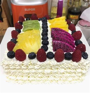 水果生日蛋糕10寸的做法图解18