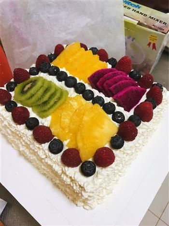 水果生日蛋糕10寸的做法步骤19