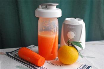 鲜橙胡萝卜汁的做法图解9