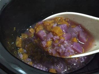 南瓜紫薯粥的做法步骤4