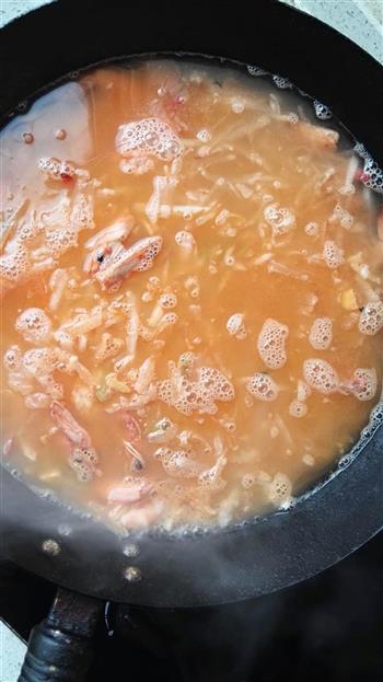 鲜虾萝卜丝汤的做法图解12