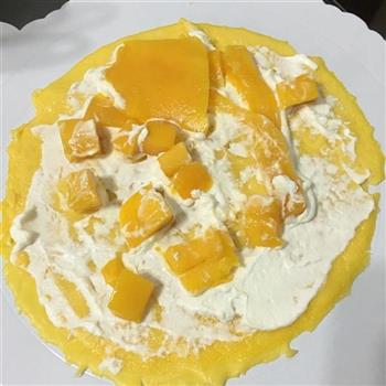 芒果千层蛋糕的做法步骤4
