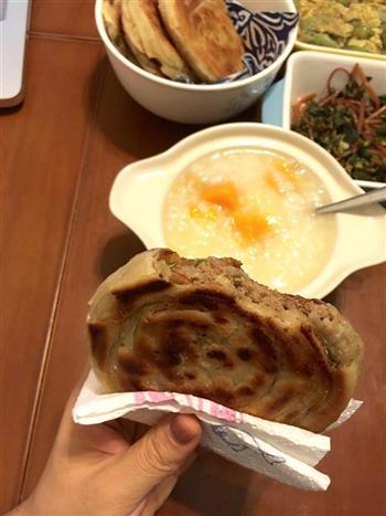 酥脆葱香肉饼饼的做法图解13