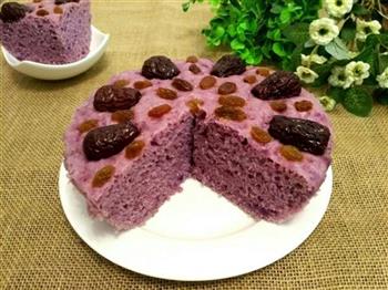 紫薯发糕的做法步骤9