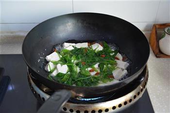 菠菜豆腐汤的做法步骤7