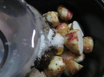 豆结香芋焖排骨的做法图解7