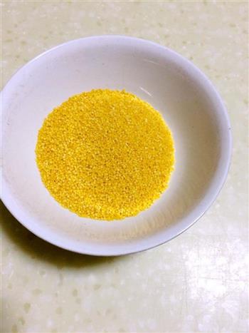 珍珠小米疙瘩汤的做法步骤1