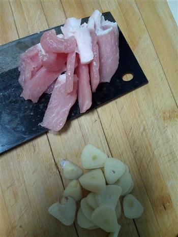 肉炒藕片的做法步骤1
