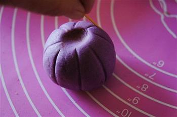 紫薯豆沙糕的做法图解8