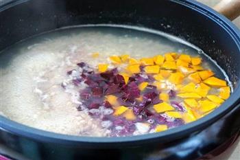 青稞米蔬菜粥的做法步骤5