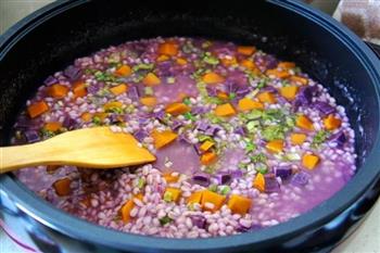 青稞米蔬菜粥的做法步骤9