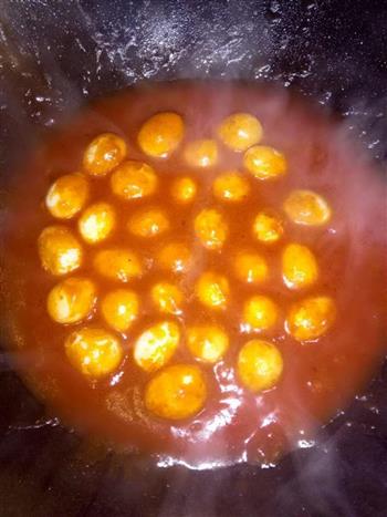茄汁鹌鹑蛋的做法步骤7