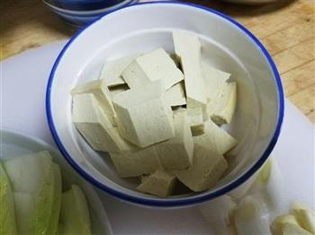 小白菜烧豆腐的做法步骤3