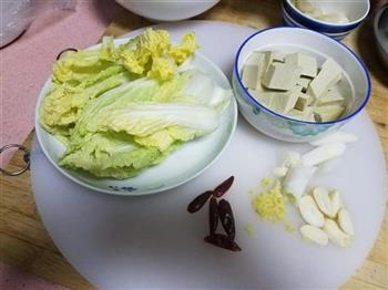 小白菜烧豆腐的做法步骤4