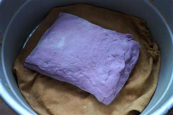 千层紫薯发糕的做法步骤16