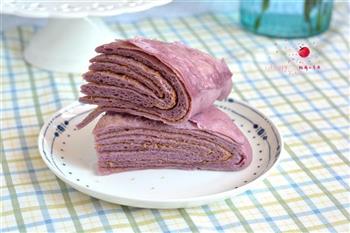 千层紫薯发糕的做法步骤19