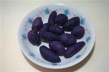 千层紫薯发糕的做法图解2