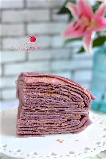 千层紫薯发糕的做法步骤20