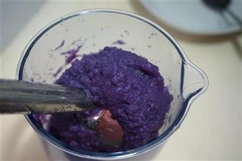 千层紫薯发糕的做法图解4