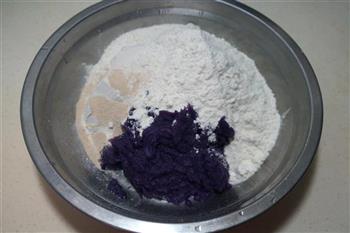 千层紫薯发糕的做法图解5