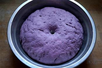 千层紫薯发糕的做法步骤7
