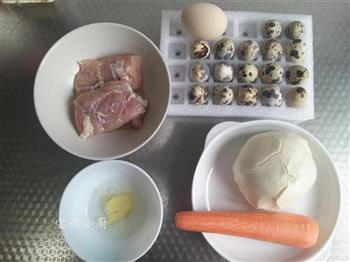 鹌鹑蛋小肉丸的做法步骤1